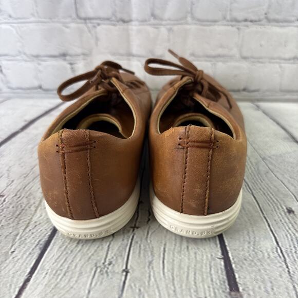 Cole Haan Sneakers Mens 11M Grand Crosscourt II Brown Casual Shoe Comfort C26521 - Picture 4 of 11